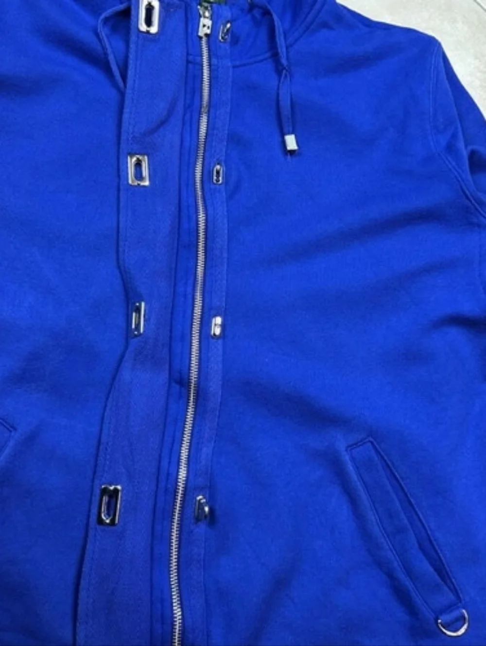 Lauren Ralph Lauren Blue Hooded Zip Jacket & Maxi Dress Set - Picture 16 of 16